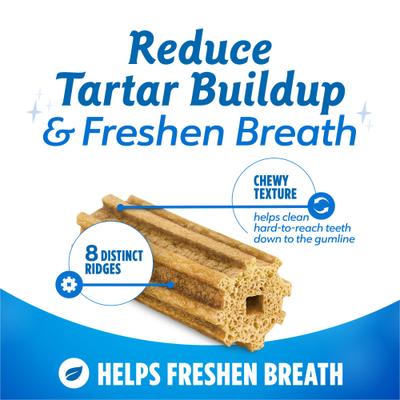 Mini premios dentales para perros con sabor a pollo para el cuidado bucal diario, 135 unidades