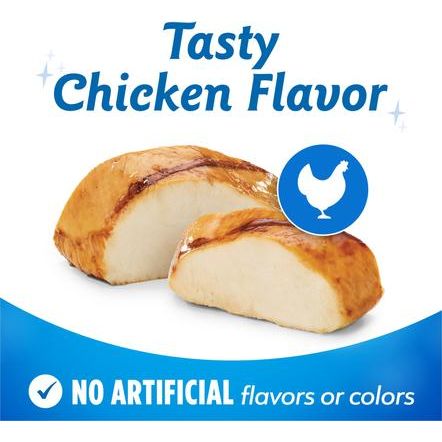 Mini premios dentales para perros con sabor a pollo para el cuidado bucal diario, 135 unidades