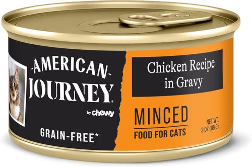 Minced Chicken & Tuna Recipe in Gravy Grain-Free Canned Cat Food, 5.5-oz can, case of 24