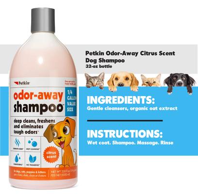Odor-Away Citrus Scent Dog Shampoo, 32-fl oz bottle