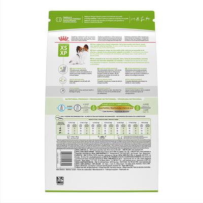 Alimento seco para perros Size Health Nutrition X-Small Adult 8+, bolsa de 2.5 lb