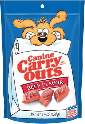 Beef Flavor Dog Treats, 4.5-oz bag
