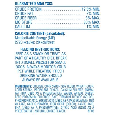 Beef Flavor Dog Treats, 4.5-oz bag