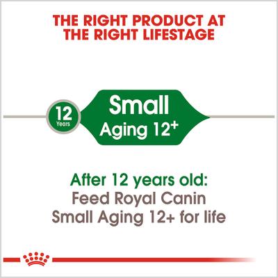 Size Health Nutrition Small Aging 12+ Dry Dog Food, 12-lb bag