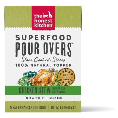 POUR OVERS Food Topper, Grado Humano, 7 sabores. 156 gr.