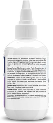 Bundle: Vetericyn Plus Antimicrobial Eye Wash, 3-fl oz bottle + Plus Antimicrobial Ophthalmic Pet Gel, 3-fl oz bottle