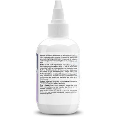 Paquete: Vetericyn Plus Antimicrobial Eye Wash, botella de 3 onzas líquidas + Plus Antimicrobial Ophthalmic Gel para mascotas, botella de 3 onzas líquidas