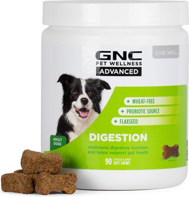 Advanced Digestion Support Chicken Flavor Soft Chews Dog Supplement, 90 count