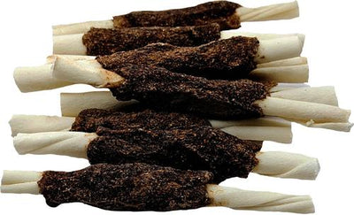 5-in Beef Wrapped Rawhide Twist Dog Treat, 50 count