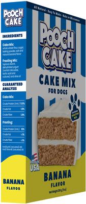 Banana Cake Mix & Frosting Dog Birthday Cake, 9-oz box