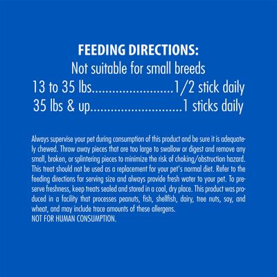 Holiday Edition Puppy Jumbo Teething Sticks Chicken Flavor Dog Chew Treats, 7 count