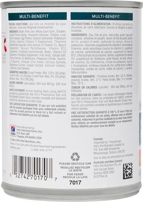 w/d Multi-Benefit with Chicken Wet Dog Food, 13-oz, case of 12