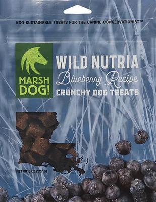 Wild Nutria Blueberry Recipe Crunchy Dog Treats, 8-oz bag