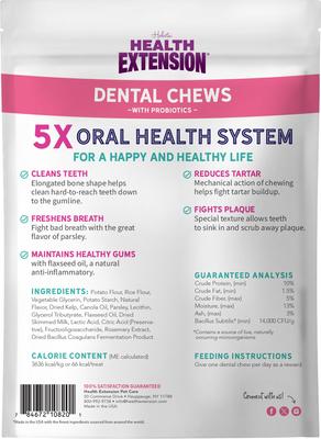 Probiotic Yogurt Medium Dental Dog Treats, 8 count