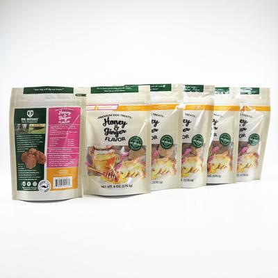 Premium Honey & Ginger Crunchy Dog Treats, 6-oz bag, case of 6