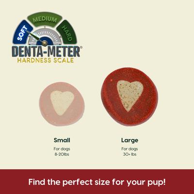 Soft Shield Protection+ Brushless Toothpaste Large Dental Dog Treats, 18-oz bag