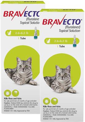 Topical Solution for Cats, 6.2-13.8 lbs, (Blue Box), 1 Dose (12-wks. supply)