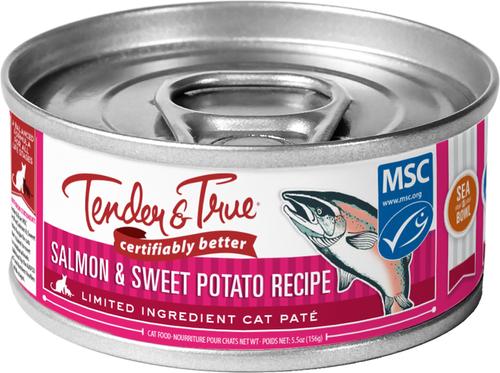 Limited Ingredient Salmon & Sweet Potato Recipe Grain-Free Wet Cat Food, 5.5-oz can, case of 24