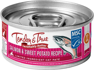 Limited Ingredient Salmon & Sweet Potato Recipe Grain-Free Wet Cat Food, 5.5-oz can, case of 24