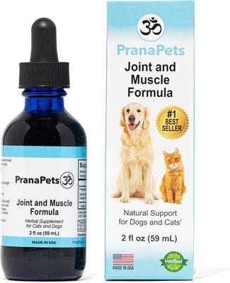 Joint & Muscle Formula Liquid Cat & Dog Supplement, 2-fl oz bottle