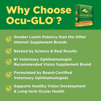 Ocu-GLO Powder Blend Vision Dog & Cat Supplement, 30 count