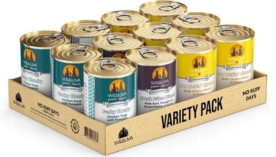 No Ruff Days Variety Pack Grain-Free Canned Dog Food, 14-oz, case of 12