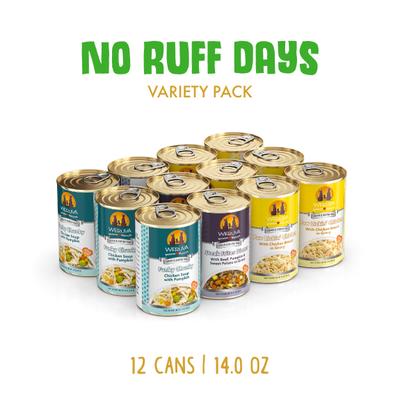 No Ruff Days Variety Pack Grain-Free Canned Dog Food, 14-oz, case of 12