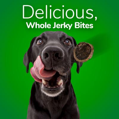 Whole Jerky Bites Bacon & Apple Dog Treats, 5-oz bag