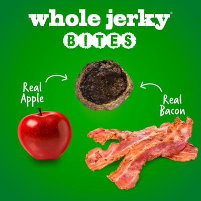 Whole Jerky Bites Bacon & Apple Dog Treats, 5-oz bag