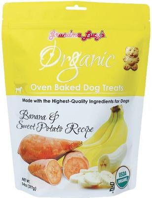 Bundle: Variety Pack - Grandma Lucy's Organic Pumpkin Oven Baked Dog Treats, Blueberry & Banana & Sweet Potato Flavors