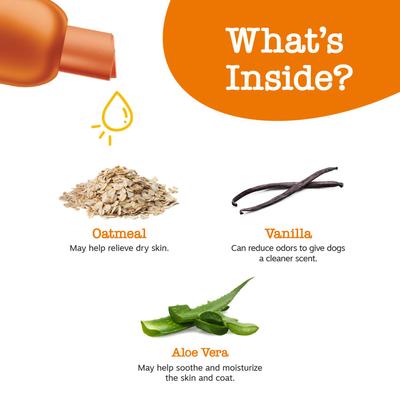 Bundle: Zesty Paws Oatmeal Anti-Itch Dog Shampoo with Aloe Vera & Vitamin E, 16-oz bottle + Zesty Paws Oatmeal Anti-Itch Conditioner with Aloe Vera & Organic Shea Butter for Dogs, 16-oz bottle