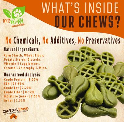 3 to 4-in Mint Dental Dog Treats, Medium, 1-lb bag