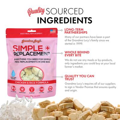 Simple Replacement Anti-Diarrhea Freeze-Dried Dog & Cat Meal Replacement, 7-oz bag