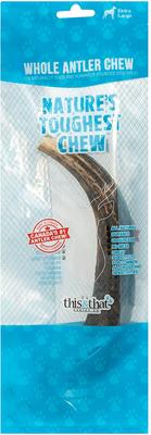 North Country Natural Shed Premium Whole Elk Antler Chew Dog Treat, X-Large