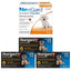 Bundle: Heartgard Plus Chew, 26-50 lbs, (Green Box), 3 Chew (3-mo. supply) + NexGard Chew for Dogs, 4-10 lbs, (Orange Box), 3 Chews (3-mos. supply)
