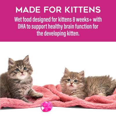 Baby Whole Foods Variety Pack Grain-Free Wet Kitten Food, 2.4-oz can, case of 24