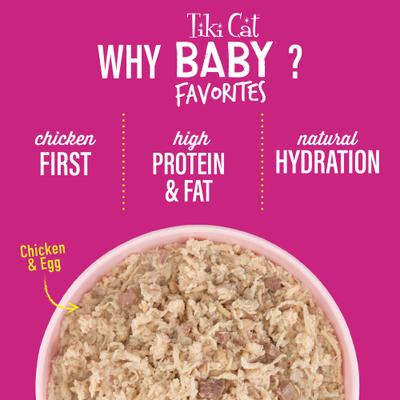 Baby Whole Foods Variety Pack Grain-Free Wet Kitten Food, 2.4-oz can, case of 24