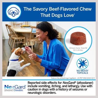 Bundle: Heartgard Plus Chew, 26-50 lbs, (Green Box), 3 Chew (3-mo. supply) + NexGard Chew for Dogs, 4-10 lbs, (Orange Box), 3 Chews (3-mos. supply)