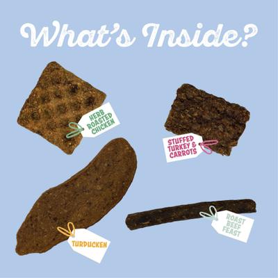 Advent Calendar Chicken, Turkey, Beef, & Duck Jerky Dog Treats, 10-oz bag