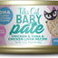 Baby Chicken, Tuna & Chicken Liver Pate Grain-Free Wet Kitten Food, 2.4-oz can, case of 12