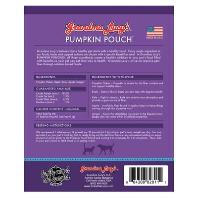 Pumpkin Pouch Digestive Freeze-Dried Dog & Cat Food Topper, 6-oz bag