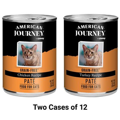 Pate Chicken Recipe Grain-Free Canned Cat Food, 3-oz can, case of 24