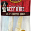 Beef Hide Knotted Bone Dog Chew, 10-11-in, 2 Count