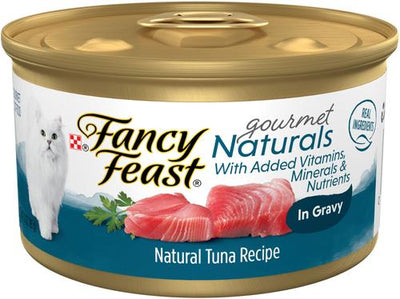 Gourmet Naturals Tuna Recipe in Gravy Canned Cat Food, 3-oz, case of 12