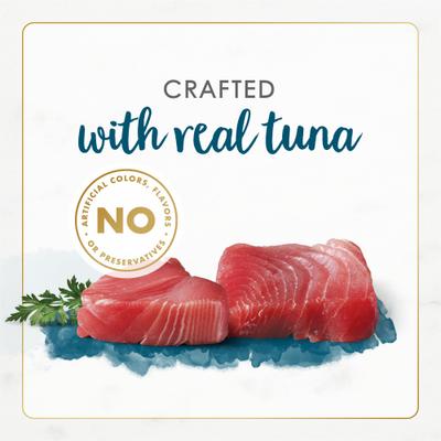 Gourmet Naturals Tuna Recipe in Gravy Canned Cat Food, 3-oz, case of 12