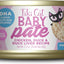 Baby Chicken, Tuna & Chicken Liver Pate Grain-Free Wet Kitten Food, 2.4-oz can, case of 12