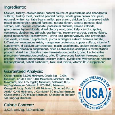 Small Bites Mature & Senior Chicken, Turkey & Brown Rice Recipe Dry Dog Food, 4.5-lb bag