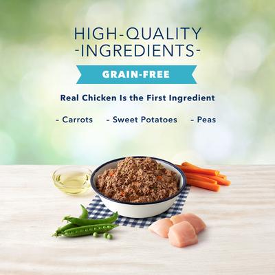 Freedom Puppy Chicken Recipe Grain-Free Canned Dog Food, 12.5-oz, case of 12