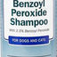 Benzoyl Peroxide Dog & Cat Shampoo, 2 count