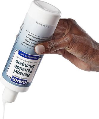 Benzoyl Peroxide Dog & Cat Shampoo, 2 count